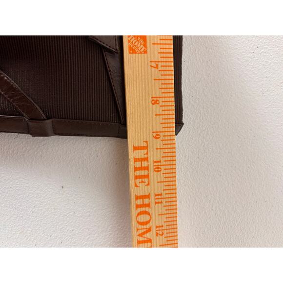 Avenue Pompton Brown Tall Riding Boots 10W Wide Calf Buckle Faux Leather - Picture 9 of 11